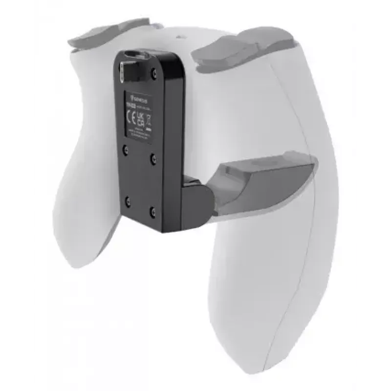 Įkrovimo sistema GENESIS Tin 300 laidinė juoda balta PlayStation 5