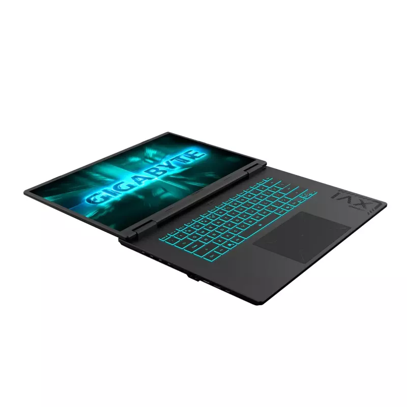 Nešiojamas kompiuteris GIGABYTE GAMING A16 3VHK3EE893SH AMD Ryzen™ 7 260 40.6 cm (16 colių) WUXGA 16 GB DDR5-SDRAM 512 GB SSD NVIDIA GeForce RTX 5060 Wi-Fi 6E (802.11ax) Windows 11 Home Juoda