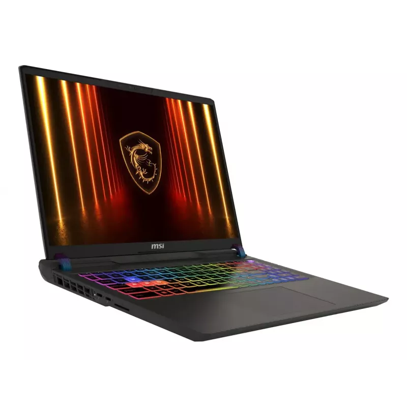 MSI Vector 16 HX AI A2XWHG-256PL Intel Core Ultra 7 255HX nešiojamas kompiuteris 40,6 cm (16 colių) Quad HD+ 16 GB DDR5-SDRAM 1 TB SSD NVIDIA GeForce RTX 5070 Ti Wi-Fi 7 (802.11be) Windows 11 Home pilka