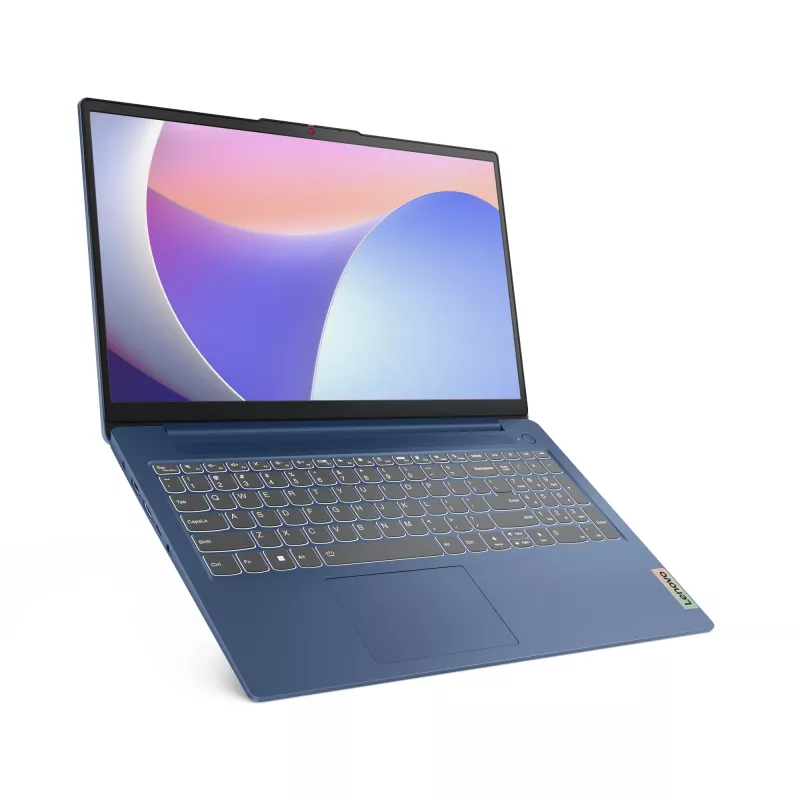 Nešiojamas kompiuteris Lenovo IdeaPad Slim 3 15IRU8 — Intel Core i3-1315U, 15,6 colio Full HD, 8 GB LPDDR5, 512 GB SSD, Windows 11 Home, mėlynas