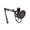 Kompiuterio mikrofonas ENDORFY Solum Streaming, laidinis USB-C kardioidinis, 48 kHz/16 bitų, 18–21000 Hz, stalinis laikiklis, amortizacinis laikiklis ir pop filtras