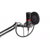 Kompiuterio mikrofonas ENDORFY Solum Streaming, laidinis USB-C kardioidinis, 48 kHz/16 bitų, 18–21000 Hz, stalinis laikiklis, amortizacinis laikiklis ir pop filtras