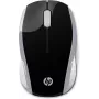 HP Wireless pelė 200 (Pike Sidabrinė), Abiem Rankoms Tinkama, Optinė, RF Belaidė, 1000 DPI, Sidabrinė