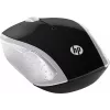 HP Wireless pelė 200 (Pike Sidabrinė), Abiem Rankoms Tinkama, Optinė, RF Belaidė, 1000 DPI, Sidabrinė