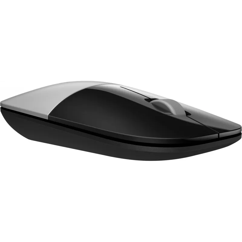HP Z3700 sidabrinė belaidė pelė, abiem rankoms tinkama, optinė, RF belaidė, 1200 DPI, sidabrinė