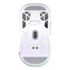 Belaidė žaidimų pelė ENDORFY LIV Onyx White — Bluetooth/2,4 GHz, 12 000 DPI, abiem rankoms tinkama, aRGB apšvietimas, 6 mygtukai, USB-A/USB-C kabelis