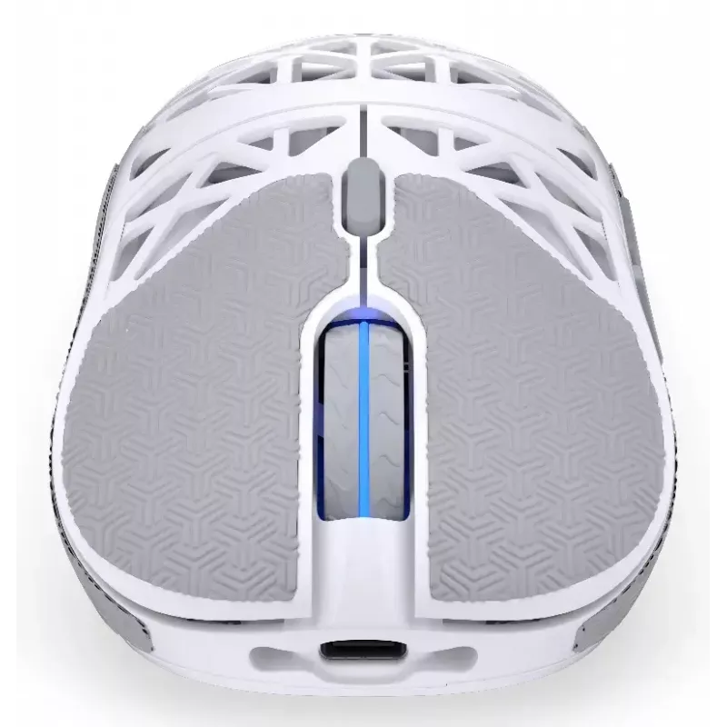 Belaidė žaidimų pelė ENDORFY LIV Onyx White — Bluetooth/2,4 GHz, 12 000 DPI, abiem rankoms tinkama, aRGB apšvietimas, 6 mygtukai, USB-A/USB-C kabelis