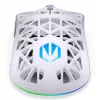 Belaidė žaidimų pelė ENDORFY LIV Onyx White — Bluetooth/2,4 GHz, 12 000 DPI, abiem rankoms tinkama, aRGB apšvietimas, 6 mygtukai, USB-A/USB-C kabelis