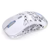 Belaidė žaidimų pelė ENDORFY LIV Onyx White — Bluetooth/2,4 GHz, 12 000 DPI, abiem rankoms tinkama, aRGB apšvietimas, 6 mygtukai, USB-A/USB-C kabelis