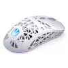 Belaidė žaidimų pelė ENDORFY LIV Onyx White — Bluetooth/2,4 GHz, 12 000 DPI, abiem rankoms tinkama, aRGB apšvietimas, 6 mygtukai, USB-A/USB-C kabelis