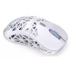 Belaidė žaidimų pelė ENDORFY LIV Onyx White — Bluetooth/2,4 GHz, 12 000 DPI, abiem rankoms tinkama, aRGB apšvietimas, 6 mygtukai, USB-A/USB-C kabelis