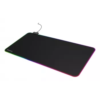 GENESIS Boron 500 XXL RGB žaidimų pelės kilimėlis Juodas