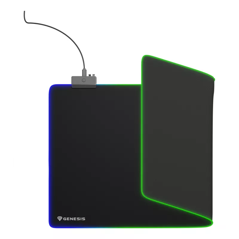 GENESIS Boron 500 XXL RGB žaidimų pelės kilimėlis Juodas
