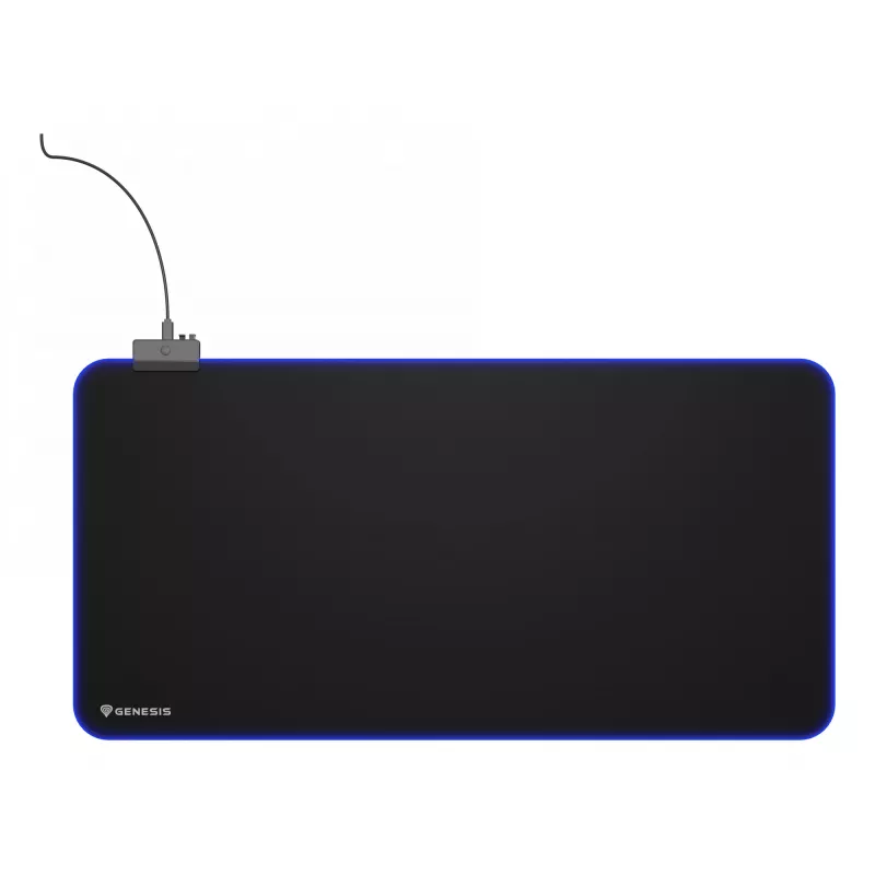 GENESIS Boron 500 XXL RGB žaidimų pelės kilimėlis Juodas