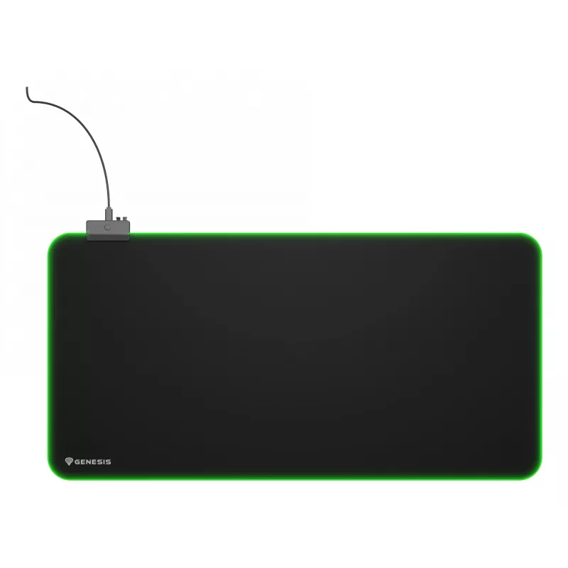 GENESIS Boron 500 XXL RGB žaidimų pelės kilimėlis Juodas