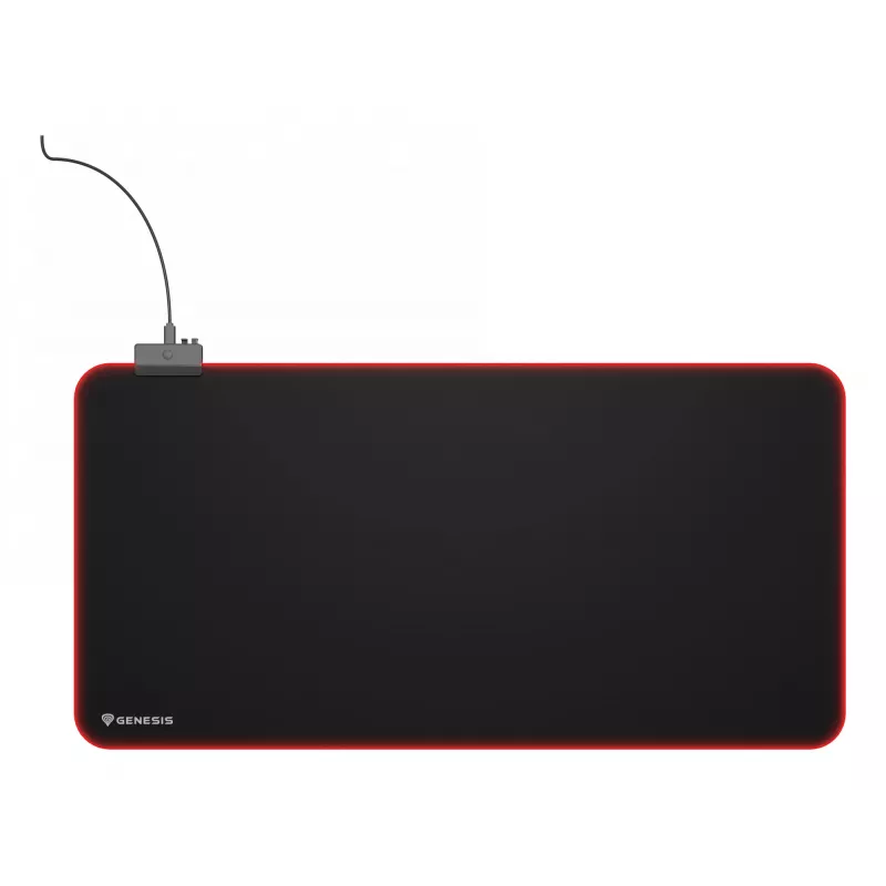 GENESIS Boron 500 XXL RGB žaidimų pelės kilimėlis Juodas