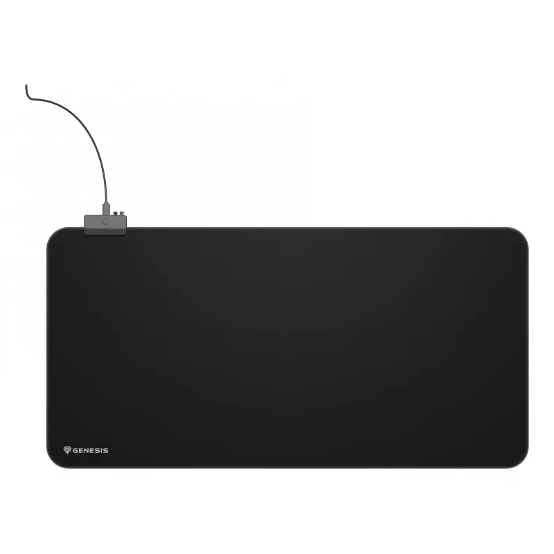 GENESIS Boron 500 XXL RGB žaidimų pelės kilimėlis Juodas