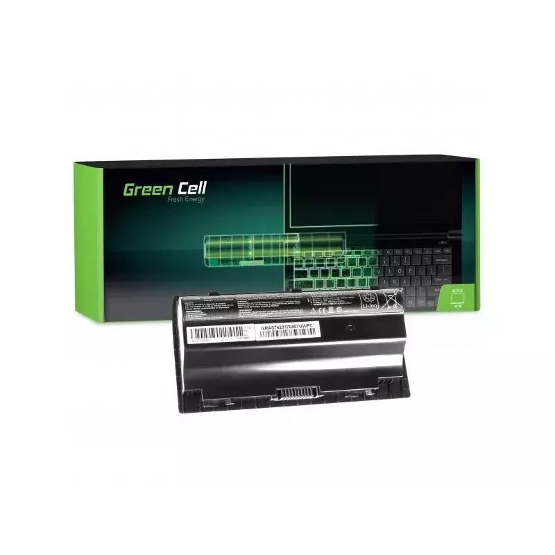 Baterija Green Cell AS74, skirta ASUS G75 G75V G75VW G75VX