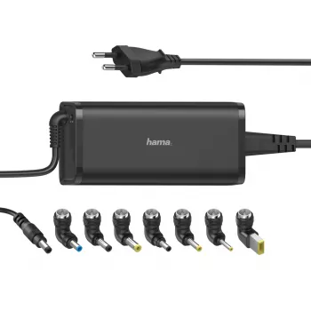 Hama 00200003 mobiliojo įrenginio įkroviklis Nešiojamasis kompiuteris Juoda AC Vidinis
