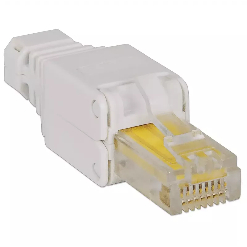 Intellinet RJ45 modulinis kištukas, be įrankių jungtis, Cat5/5e/6, 22-26 AWG vientisiems ir suvytiesiems UTP kabeliams