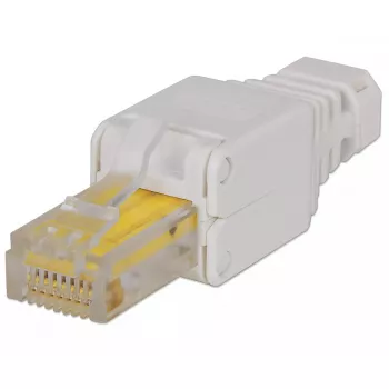 Intellinet RJ45 modulinis kištukas, be įrankių jungtis, Cat5/5e/6, 22-26 AWG vientisiems ir suvytiesiems UTP kabeliams
