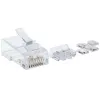 Intellinet RJ45 moduliniai kištukai Pro Line, Cat6A, UTP, 3 dantukai, kietiems laidams, 50 µ auksu dengti kontaktai, 80 vnt.