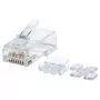 Intellinet RJ45 moduliniai kištukai Pro Line, Cat6A, UTP, 3 dantukai, kietiems laidams, 50 µ auksu dengti kontaktai, 80 vnt.