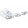 Intellinet RJ45 moduliniai kištukai, Cat6A, UTP, 2 kontaktų, vytos vielos, 15 µ auksuoti kontaktai, 80 vnt. pakuotė