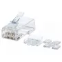 Intellinet RJ45 moduliniai kištukai, Cat6A, UTP, 2 kontaktų, vytos vielos, 15 µ auksuoti kontaktai, 80 vnt. pakuotė