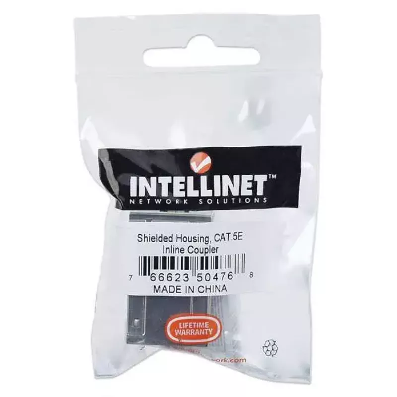 Intellinet Inline Coupler, Cat5e, FTP, Modular, 8P8C moteriška į 8P8C moterišką, sidabrinė