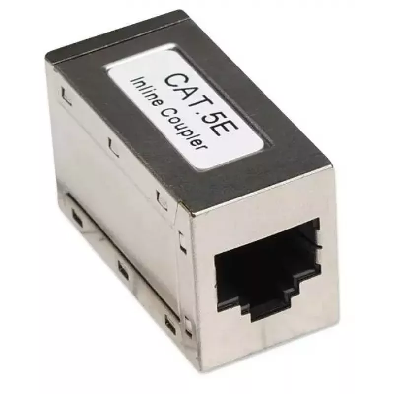 Intellinet Inline Coupler, Cat5e, FTP, Modular, 8P8C moteriška į 8P8C moterišką, sidabrinė