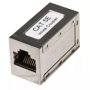 Intellinet Inline Coupler, Cat5e, FTP, Modular, 8P8C moteriška į 8P8C moterišką, sidabrinė