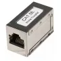 Intellinet Inline Coupler, Cat5e, FTP, Modular, 8P8C moteriška į 8P8C moterišką, sidabrinė