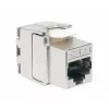 Intellinet Cat8.1 40G ekranuotas beraktis keystone lizdas RJ-45 sidabrinis