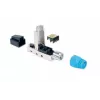 Intellinet Cat8.1 40G ekranuotas beįrankis RJ45 modulinis kištukas mėlynas, vyriška jungtis