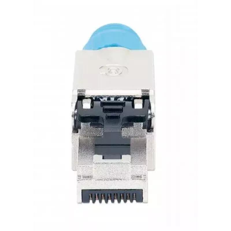 Intellinet Cat8.1 40G ekranuotas beįrankis RJ45 modulinis kištukas mėlynas, vyriška jungtis