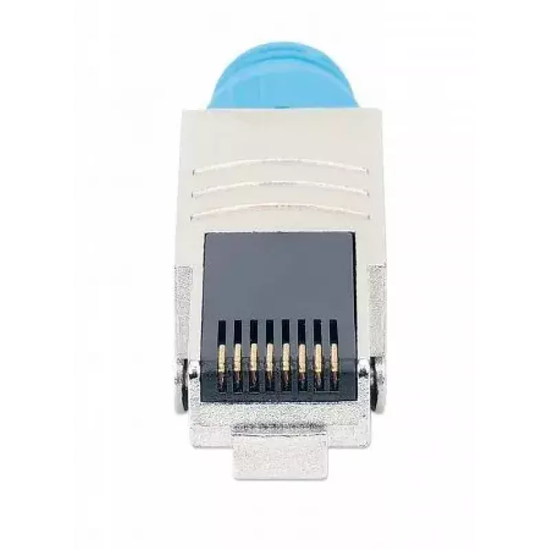Intellinet Cat8.1 40G ekranuotas beįrankis RJ45 modulinis kištukas mėlynas, vyriška jungtis