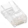 Techly IWP-JAR-C6RTY laidų jungtis RJ45 skaidri