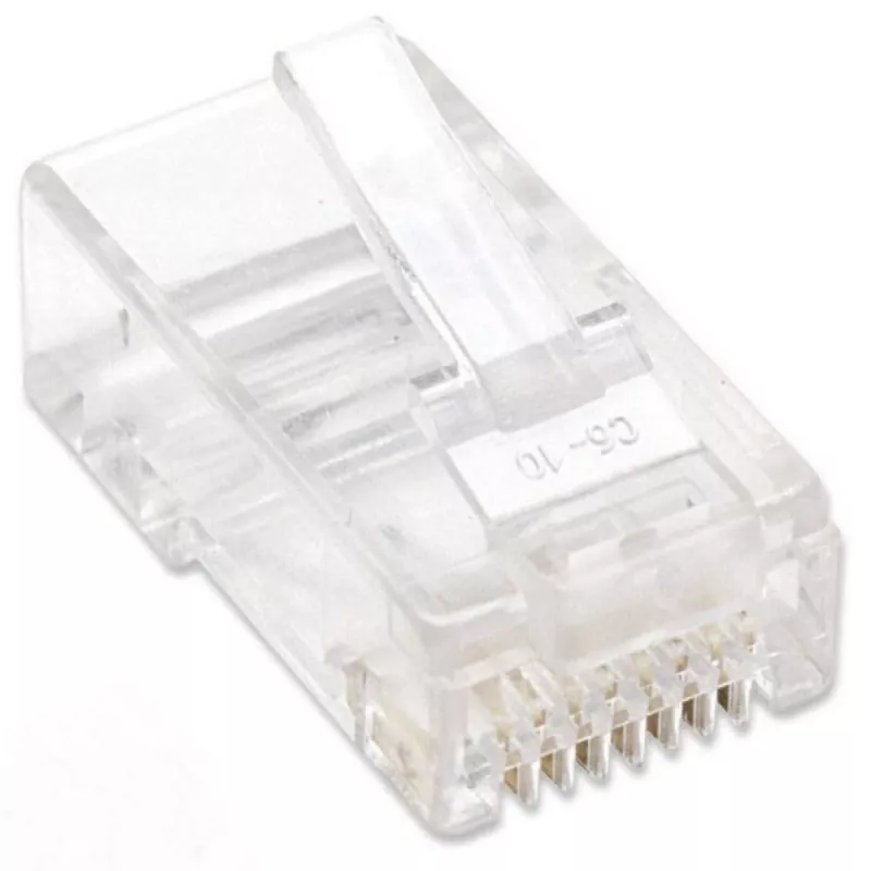 Techly IWP-JAR-C6RTY laidų jungtis RJ45 skaidri