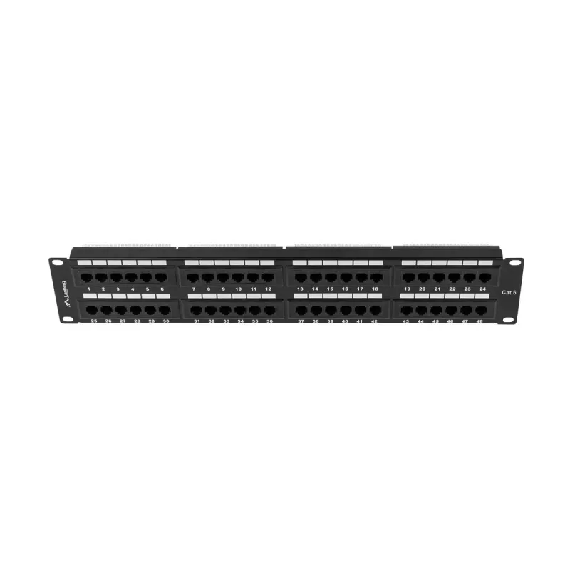 Stovo priedas Lanberg PPU6-2048-B 19 colių 2U 48 prievadai