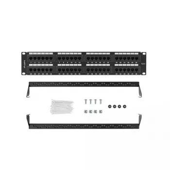 Stovo priedas Lanberg PPU6-2048-B 19 colių 2U 48 prievadai
