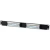 Techly Patch Panel UTP 16 Ports RJ45 Cat.6 I-PP 16-RU-C6T
