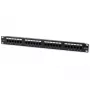 Techly Patch Panel UTP 24 Ports RJ45 Cat.5E I-PP 24-RU-C5ET, IEEE 802.3, IEEE 802.3ab, IEEE 802.3u, 10/100/1000Base-T(X), Fast Ethernet, Gigabit Ethernet, 1000 Mbit/s, RJ-45, Gold