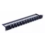 Techly UTP Patch Panel 24 Places RJ45 Cat.6A Inclined Output 1U Juoda