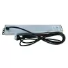 Techly I-CASE STRIP-16SH maitinimo skirstytuvas (PDU) 6 kintamosios srovės lizdai(-ų) 1,5U Juoda, Sidabrinė