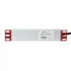 Maitinimo juosta Techly Universal Power Strip Rack 10 colių 4 lizdai Schuko kištukas juoda sidabrinė 1U