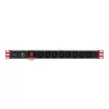 Maitinimo juosta Techly Rack 19 colių maitinimo skirstytuvas 1U 8 lizdai C13