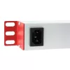 Maitinimo juosta Techly Rack 19 colių maitinimo skirstytuvas 1U 8 lizdai C13