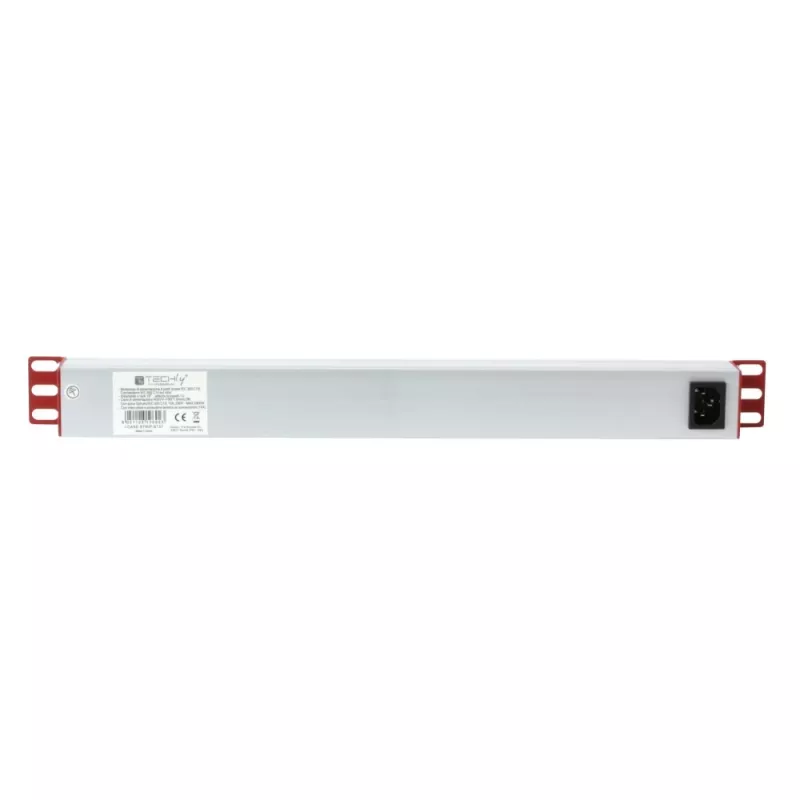Maitinimo juosta Techly Rack 19 colių maitinimo skirstytuvas 1U 8 lizdai C13