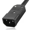 Techly Multi-Socket 8 lizdai stovui 19 colių C14 kištukas 1 HE juoda raudona